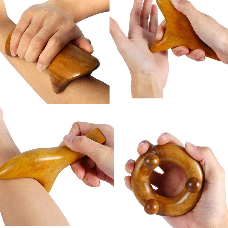 Traditional Thai Massager - Manual Body Massager Vietnam Fragrance Massager Foot Reflex Zone Massage, Body Acupuncture Point Gua-Sha Full Body Relaxation (#3) - NewNest Australia