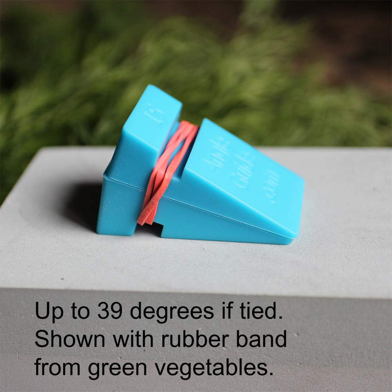 Wedgek Angle Guides 10 to 20 degrees for Sharpening Knives on Stone, Blue - NewNest Australia