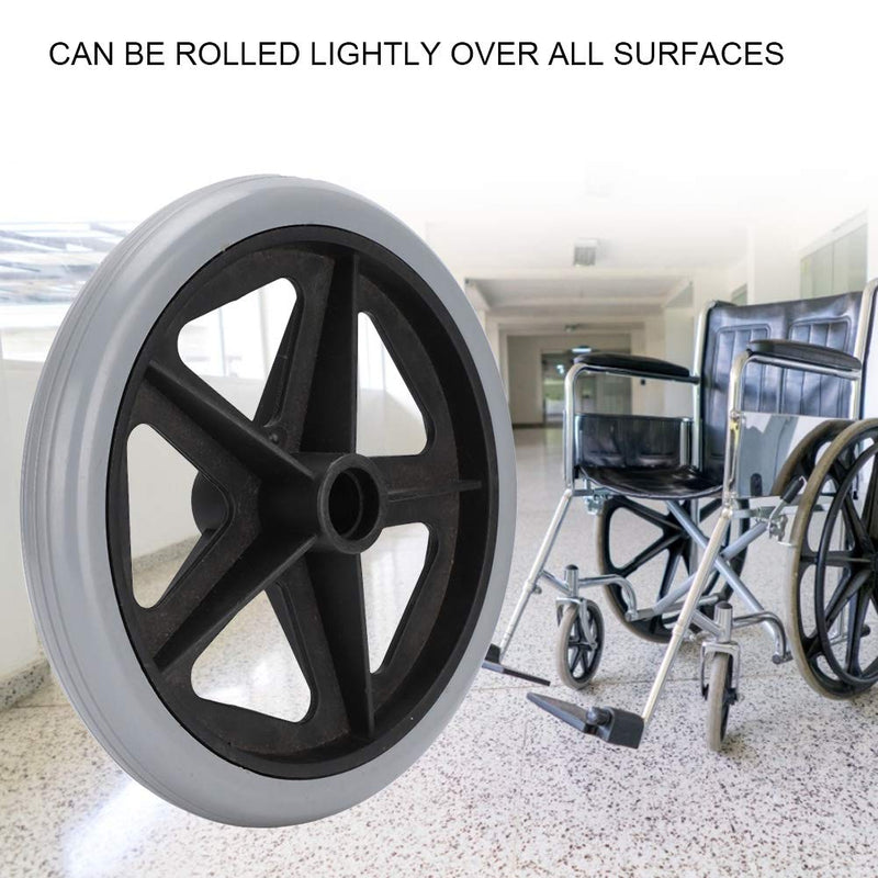 Replacement Wheel for Wheelchairs, Electric Wheelchair Wheels Wear-Resistant Wheelchair Replacement Parts Walker Accessory, 6 Inches / 8 Inches, 1 Pack(8 Pouces) 8 Pouces - NewNest Australia