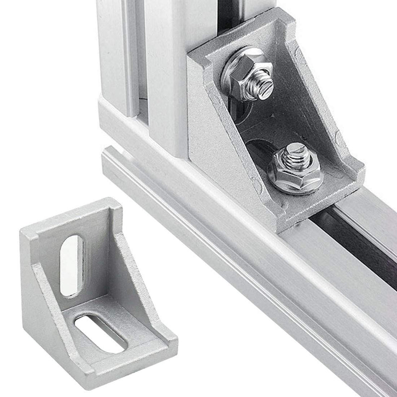 Tsnamay 4040 Inside Corner Bracket Gusset for 4040 Aluminum Extrusion Profile with Slot 8mm-10PCS 10pcs - NewNest Australia