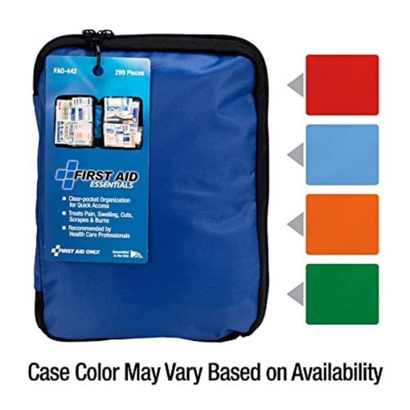 First Aid Only All-Purpose Essentials Soft-Sided First Aid Kit, Blue, 298 Pieces 1-Pack - NewNest Australia