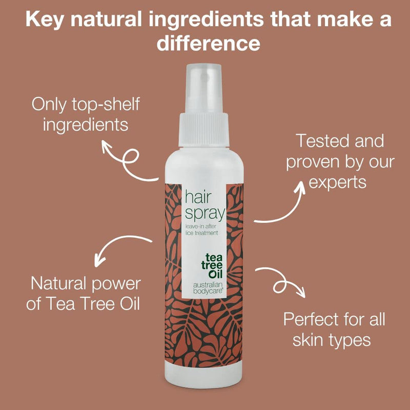 Australian Bodycare Hair Spray 150ml - A Spray Following Treatment for lice | Simply Spray Your Hair Every Morning as Part of Your Normal Hair Care Routine 150 ml (Pack of 1) - NewNest Australia