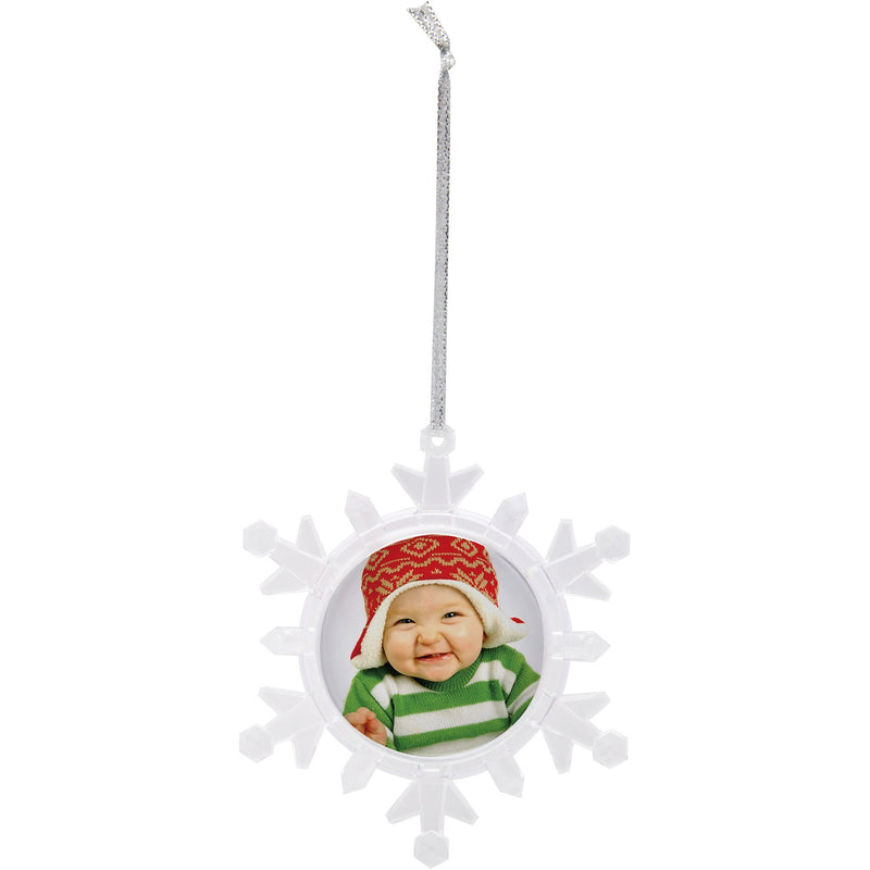 NewNest Australia - Neil Enterprises, Inc Light Up Photo Snowflake Ornament 