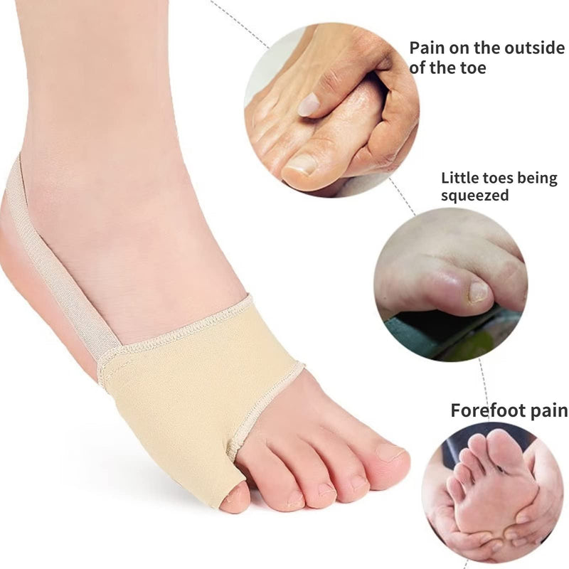 runrayay 2 Pairs Bunion Corrector for Men and Women, Bunion Corrector with Non-Slip Strap to Relieve Bunion Pinky Toe Pain, Smooth Bunionette, Overlapping Toe D - NewNest Australia