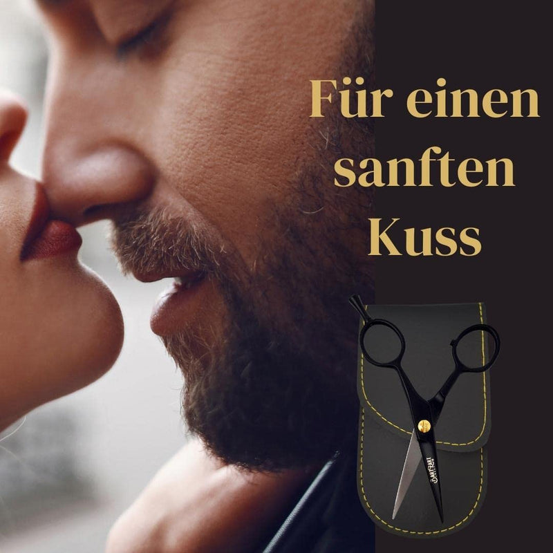 BartZart small beard scissors with beard comb incl. case I beard scissors for men I perfect beard care set for mustache wearers I sharp scissors small set of small beard scissors - NewNest Australia
