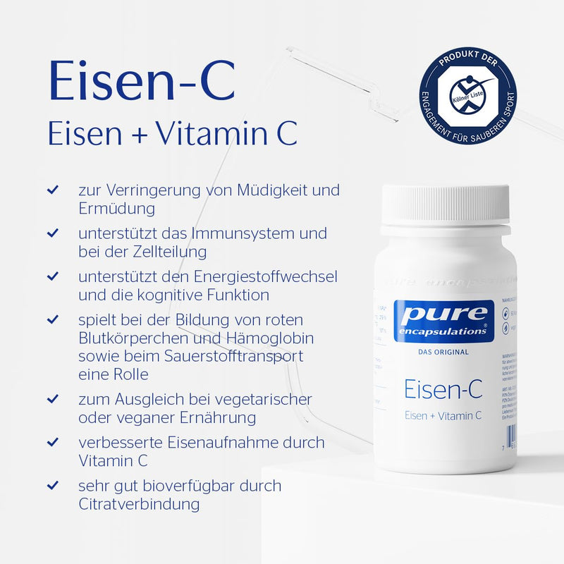 Pure Encapsulations® -IRON-C - 60 capsules - NewNest Australia