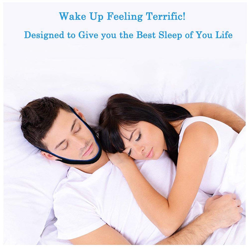 Anti Snoring Chin Strap, Advanced Snoring Solution and Anti Snoring Devices, Adjustable Stop Snoring Head Band for Men and Women Sleep Aid Snoring Devices [2019 Upgraded Version] - NewNest Australia