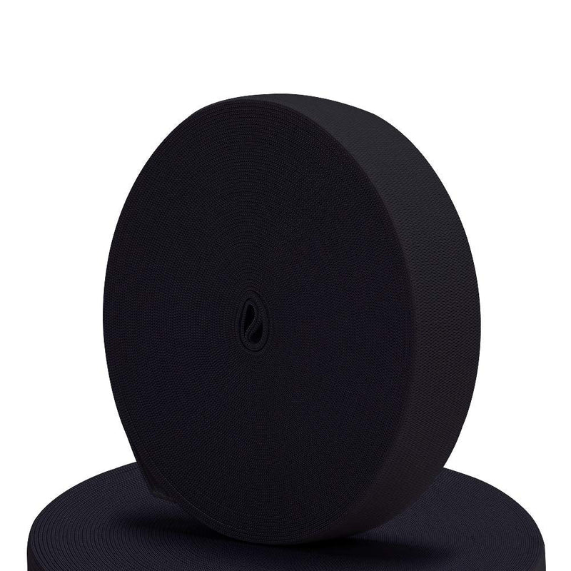 Airisoer Elastic Bands for Sewing Black Knit Elastic Spool High Elasticity Wide 1 Inch x 12 Yard - NewNest Australia