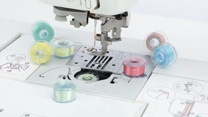 Sew Tech 60pcs SA156 Bobbins for Brother Sewing Machine XM2701 CS6000i CS7000i GX37 XR3774 CS5055PRW XR9550PRW HC1850 CS8800PRW PE800 SE600 NQ1600E Embroidery Machines etc. Plastic Class 15 Bobbin 60pcs in Bag - NewNest Australia