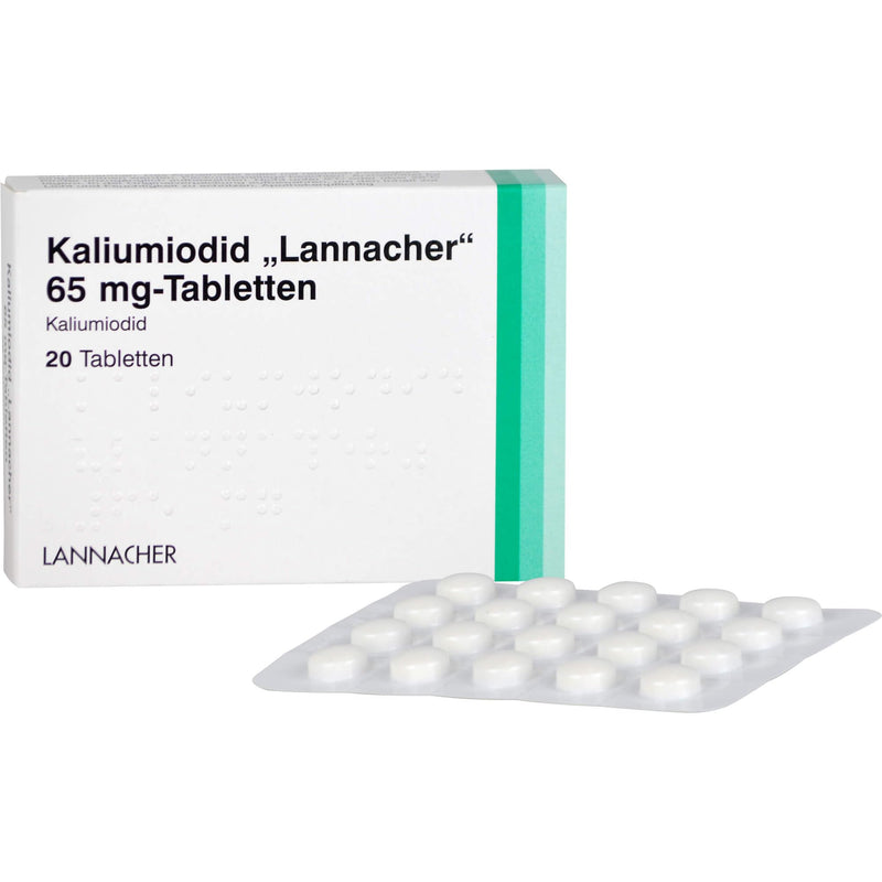 POTASSIUM IODIDE Lannacher 65 mg tablets 20 pcs - NewNest Australia