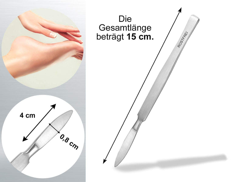 Callus Scraper Callus Remover Set Foot Care Instrument Cream Remover Blunt Curved + Straight Foot Care Cream Scraper Made Of Stainless Steel Pedicure Scraper For Gentle Removal Of Calluses - NewNest Australia