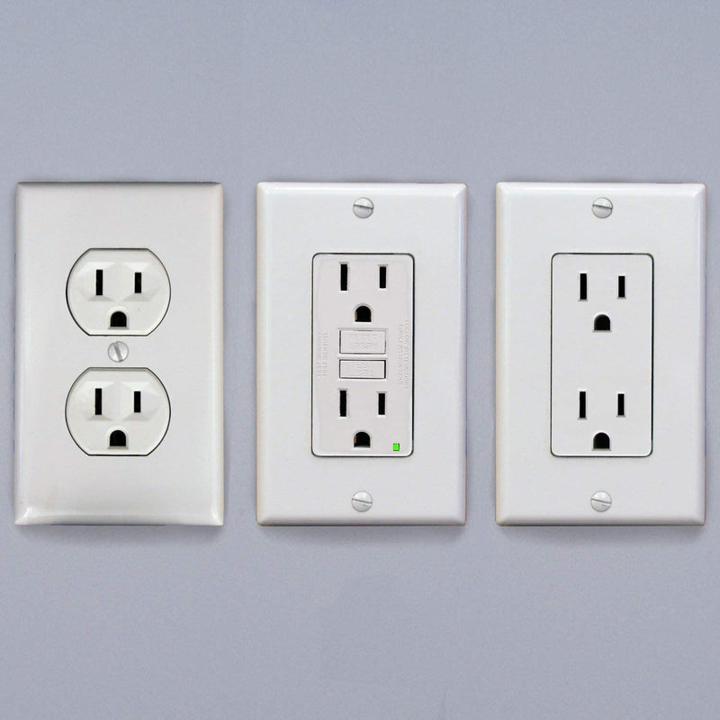 Qdos StayPut Double Outlet Plug Cover - One Plug Covers both Outlets! - Secure Fit and Beveled Edges Prevent Small Fingers from Removing Unlike Inferior Products| Fits All Outlets | 6 pack | White 6 Pack - Double Outlet Cover - White - NewNest Australia