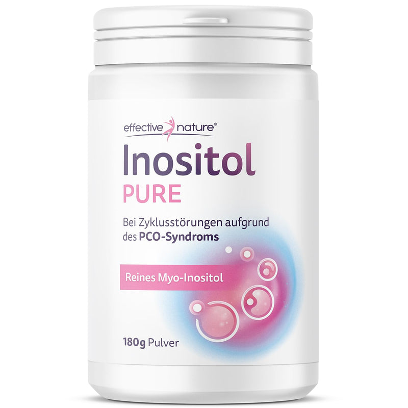 effective nature - Inositol Pure - 180 g pure myo-Inositol - 4000 mg per day - For cycle disorders due to PCOS syndrome - Enough for 45 days - NewNest Australia