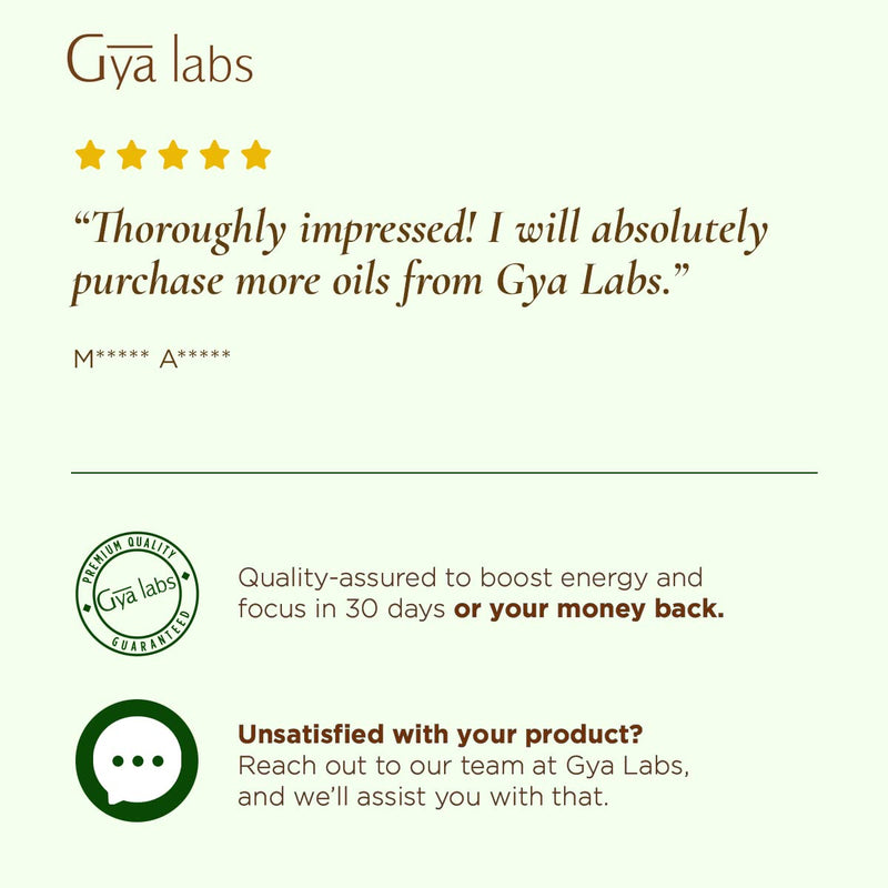 Gya Labs Active Energy Essential Oil Blend for Energy (10ml) - Pure, Therapeutic Grade Essential Oil Blend - Perfect for Aromatherapy, Energy and Focus - Use in Diffuser or on Skin 0.34 Fl Oz (Pack of 1) - NewNest Australia