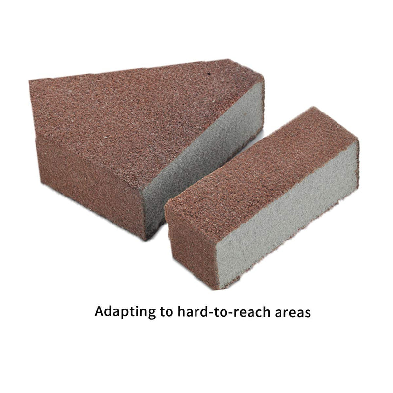 COSPOF Sanding Sponge 60/80/100/120/180/220 Grit,Sanding Blocks for Wood,Metal,Paint and Drywall.Sponge Sanding Blocks for Kitchen Cleaning,12 Pcs. - NewNest Australia