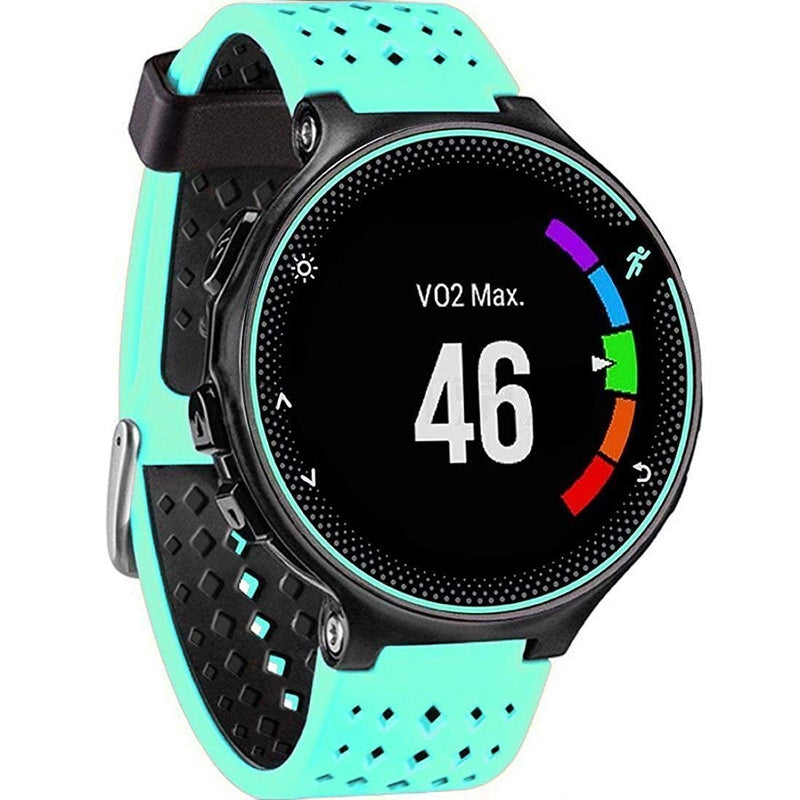 HWHMH Colorful Replacement Silicone Bands with Pin Removal Tools for Garmin Forerunner 220/230/235/620/630/735XT (No Tracker, Replacement Bands Only) Outside: Pink, Teal, Red, Yellow - NewNest Australia
