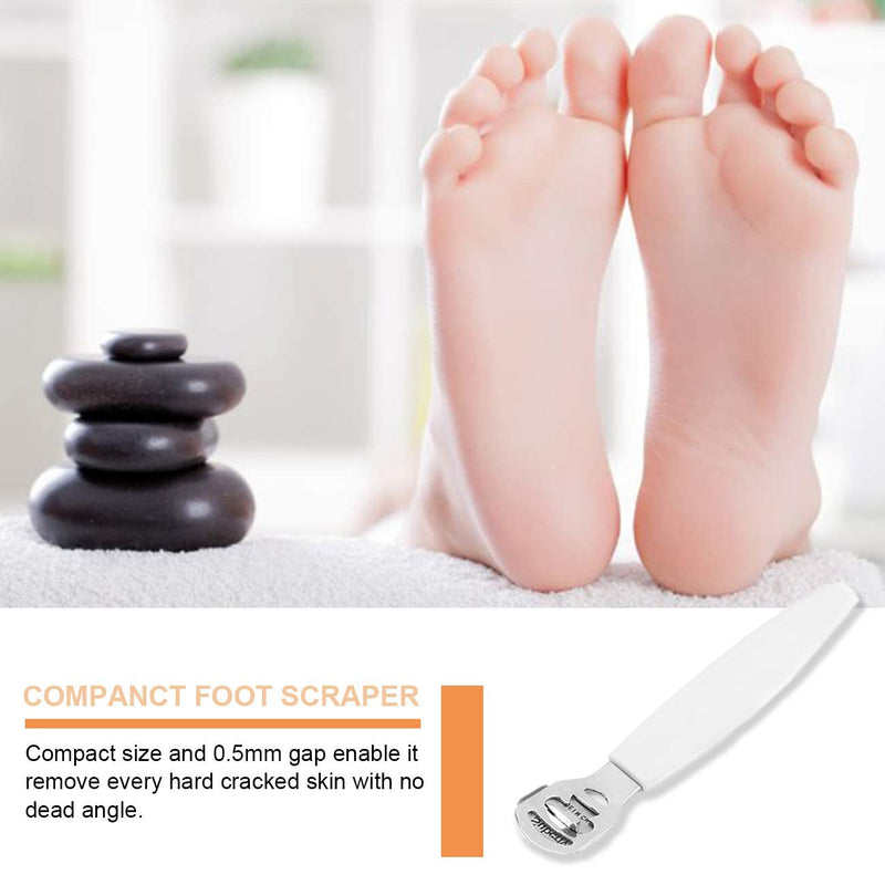 Foot File for Hard/Dead Skin, Foot Callus Remover 3Pcs, Foot Scraper for Wet/Dry Skin, Stainless Steel Foot Rasp for Cracked Feet, Pedicure Kit by Dualeco, Black - NewNest Australia