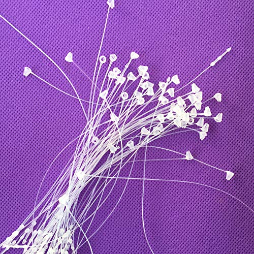 BIGNC 3000 Pcs Plastic Fastener Hang Tag Snap Lock 5" Pin Security Loop for Retail Store Clothing（Clear） - NewNest Australia