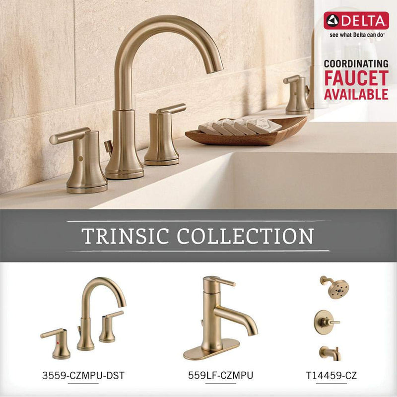 Delta Faucet Bathroom Accessories 759460-CZ Trinsic Hand Towel Ring, Champagne Bronze - NewNest Australia