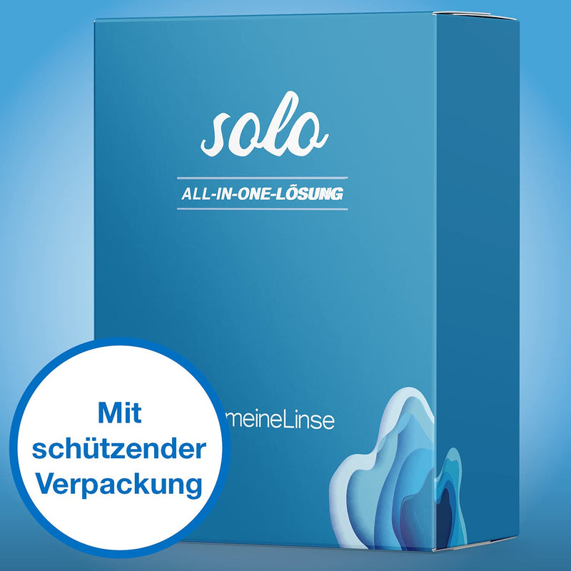 Meinelinse (Formerly Oculsoft) Solo All-In-One Solution 2 X 360Ml Double Pack Of Care Products For Contact Lenses - Cleaning In Just 5 Minutes - Contact Lens Fluid For Soft Contact Lenses - NewNest Australia