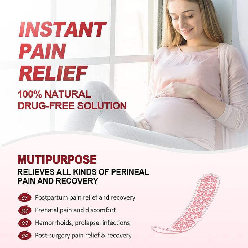 Hilph Perineal Cold Packs Postpartum Ice Pads, Maternity Cooling Pads After Birth for Hemorrhoid Pain Relief and Vaginal Recovery, Breast Pain, Reusable 2 Perineal Ice Packs with 4 Washable Sleeves - NewNest Australia
