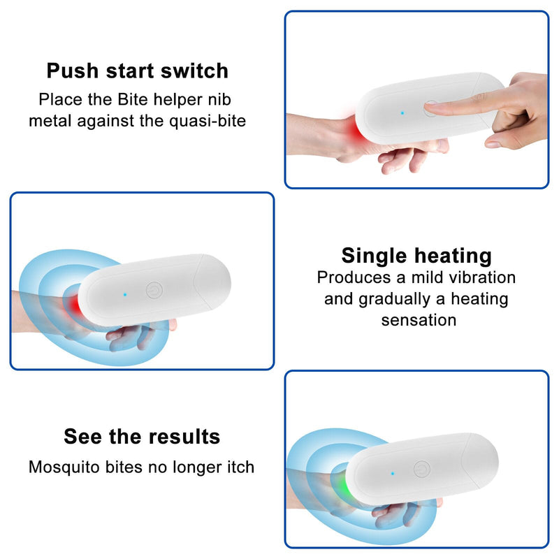 Insect Bite Healer: Rechargeable Usb Mosquito Bite Heat Pen Electronic Bite Healer Insect Pen Heat Pen Against Insect Bites Heat Pen Against Mosquito Bites Without Chemical Small And Handy - NewNest Australia