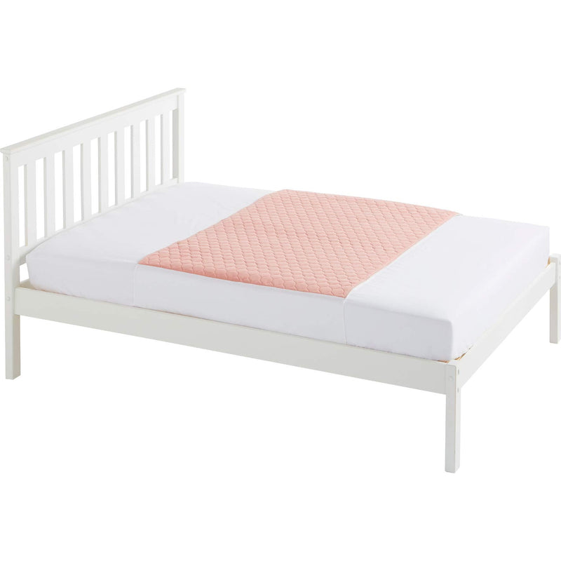 Kylie Premium Bed Pads | Pink | 3 Litre | Single Bed 91 x 91cm | Washable Absorbent Incontinence Sheets | Waterproof Backing | 50cm Mattress Tuck Flaps on Each Side Single Bed 3 Litre (91 x 91cm) - NewNest Australia
