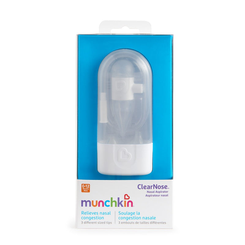 Munchkin Clear Nose Baby Nasal Aspirator, White - NewNest Australia