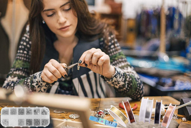 Mluchee Jewelry Making Supplies Tools - Including 3 Jewelry Pliers, 6 Wire Wrapping Kit, 16 Jewelry Tools, 845 Jewelry Findings with Storage Bag for Repair, DIY Crystal and Beading - NewNest Australia