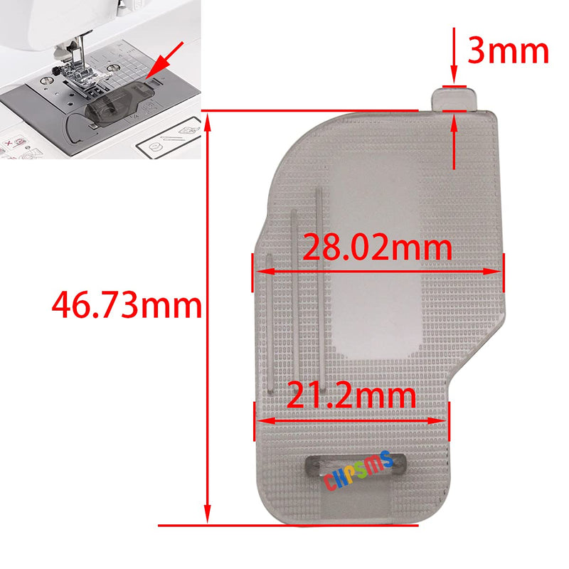 ckpsms Brand -2PCS #XC2369051 Bobbin Hook Cover Plate Compatible with Babylock BL40, BL40A (Grace),BLDC+ Brother PE700,PE700II,PE750D,XR9000 - NewNest Australia