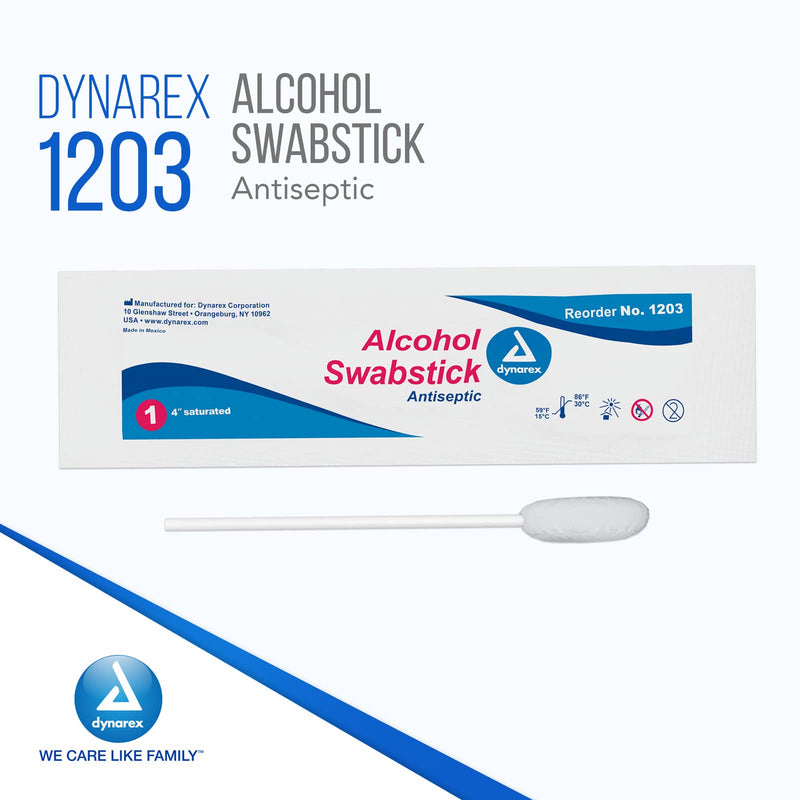 1203 PT# 1203- Alcohol Swabstick 1's 50/Bx by, Dynarex Corporation - NewNest Australia
