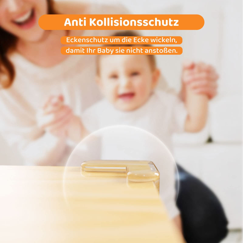Corner Protector for Baby, Protectors Guards - Furniture Corner Guard & Edge Safety Bumpers - Baby Proof Bumper & Cushion to Cover Sharp Furniture & Table Edges - Clear and Transparent - (12 Pack) 12 - NewNest Australia
