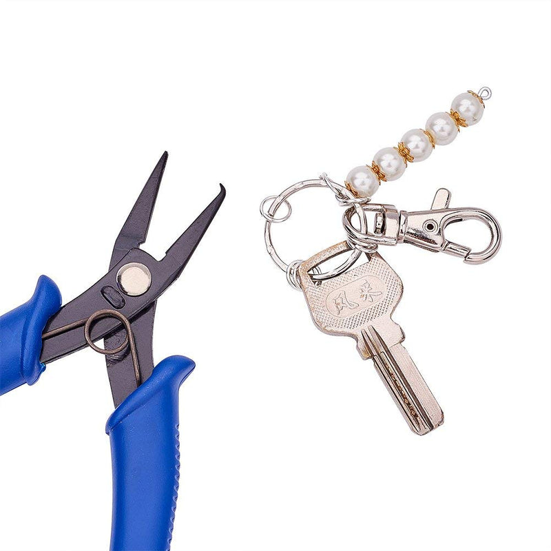 Beadthoven Split Ring Opening Pliers Tweezers Opener Tools Jewelry Making Tools Jump Ring Jewelry Pliers for Opening Split Ring or Key Chain Gunmetal Color 140mm Split Ring Pliers - NewNest Australia