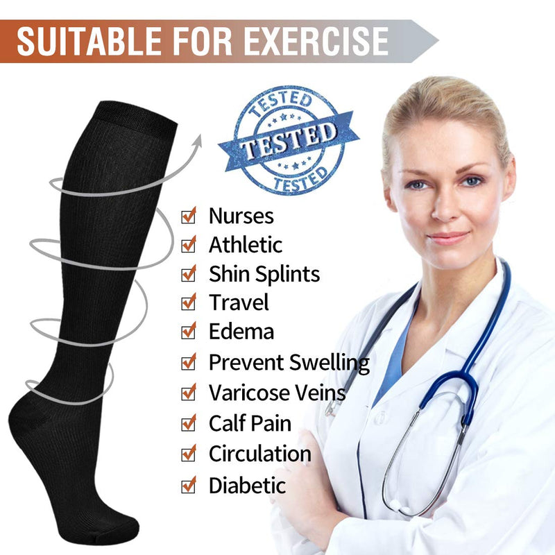 Compression Socks for Women and Men - Best Athletic,Circulation & Recovery¡­ Small-Medium Bq-10-1-1s / M - NewNest Australia