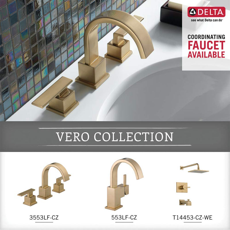 Delta Faucet 77750-CZ Tissue Holder, 3.63 x 6.00 x 3.63 inches, Champagne Bronze Toilet Paper Holder - NewNest Australia