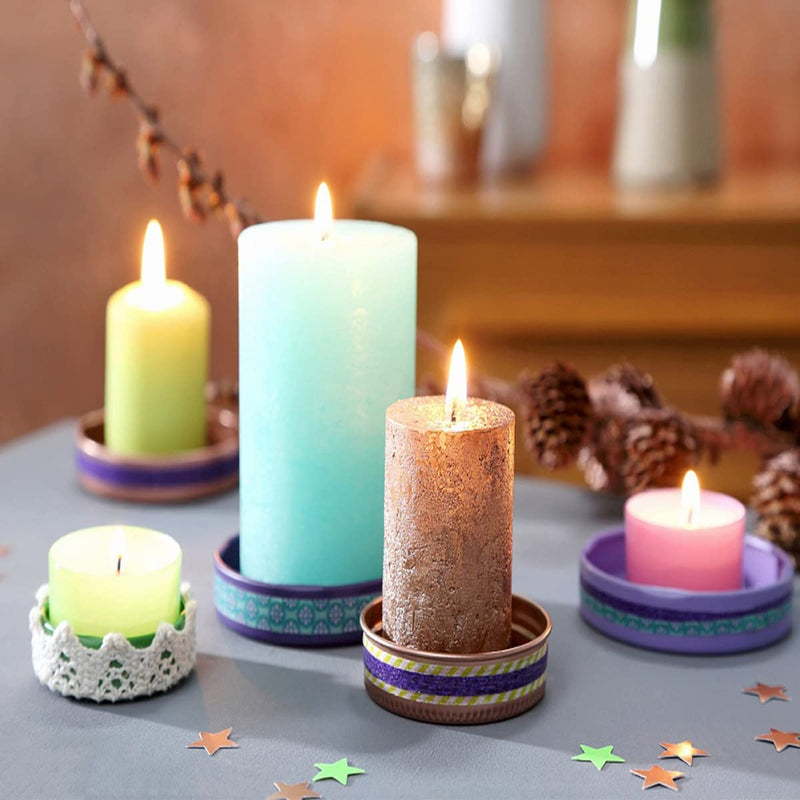 4 Sizes Cylinder Silicone Candle Molds for Candle Making, Pillar Candle Molds Resin Mould, Epoxy Resin Casting Molds for DIY Crafts, Wax Candles Making, Soaps, Clay (4pcs) - NewNest Australia