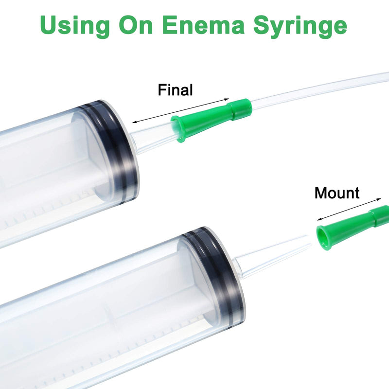 30 Pieces Enema Supplies Replacement Enema Tubings Enema Hose Non-Toxic Enema Kit with Flexible Rounded End for Smooth Insert Thickness 14 FR - NewNest Australia