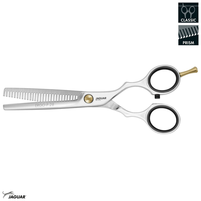 JAGUAR modeling scissors PRE STYLE ERGO P 28 5.5" | texturing scissors with 28 thinning teeth in classic design | polished | Made in Germany - NewNest Australia