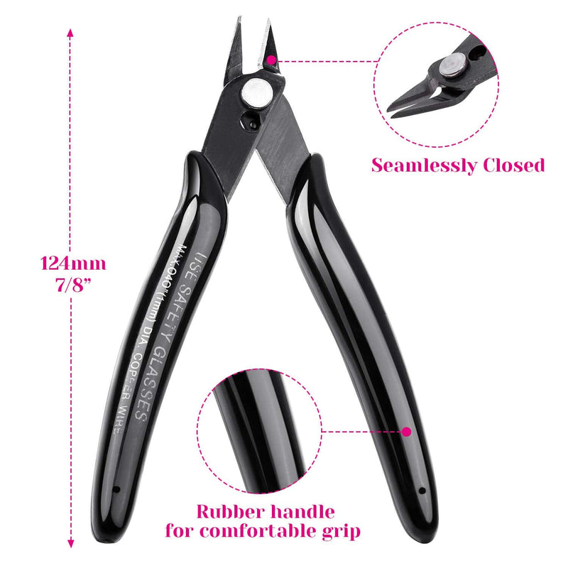 Jewelry Pliers, Cridoz Beading Pliers Set with Needle Nose Pliers, Round Nose Pliers and Wire Cutter for Jewelry Making Beading Repair Supplies and Crafting (set of 3) - NewNest Australia