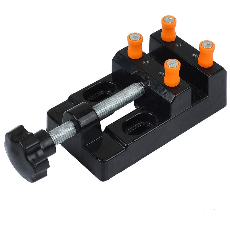 Z-COLOR Mini Flat Clamp Table Jaw Bench Clamp Mini Drill Press Vice Opening Parallel Table Vise DIY Sculpture Craft Carving Tool - NewNest Australia