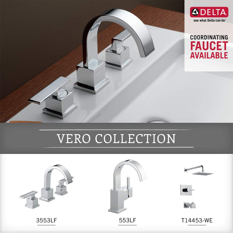 Delta Faucet 77750 Vero Toilet Paper Holder, 3.63 x 6.00 x 2.21 inches, Polished Chrome - NewNest Australia