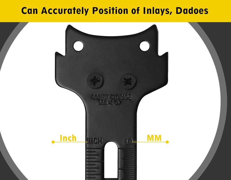 Router Edge Guide for Fixed Base Compact Router (DNP618), Straight Edge Guide for Quickly Attached to Router Fixed Base - NewNest Australia