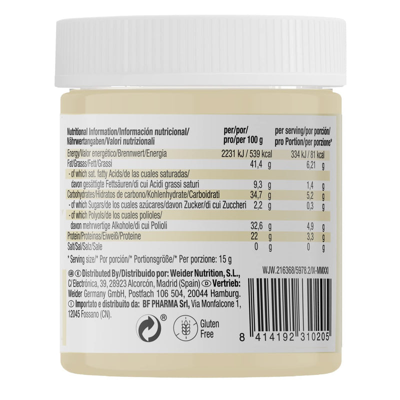 Weider Nut Protein White Chocolate 250g. - NewNest Australia