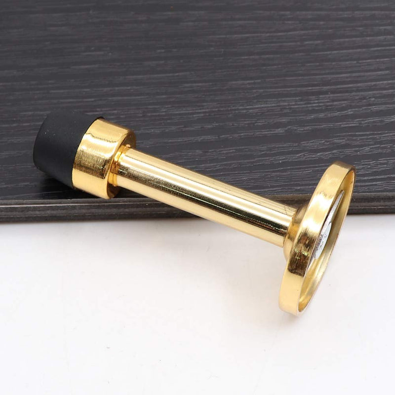 ECREW 2Pcs Door Stopper Rubber Bumper Tip Mounted Built in Door Doorstop Gold - NewNest Australia