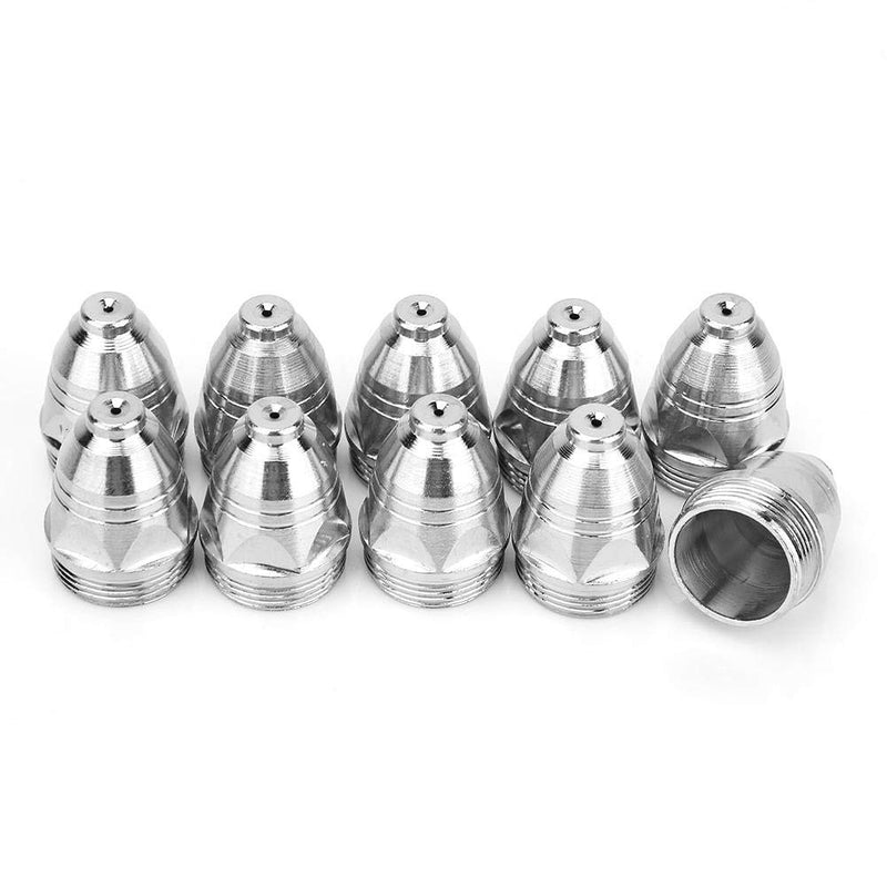 10Pcs P80 Plasma Nozzles 1.1mm Consumable Electrode Plasma Cutters Torch Tips for Air Plasma Cutting Machine(1.1mm Nozzle) - NewNest Australia