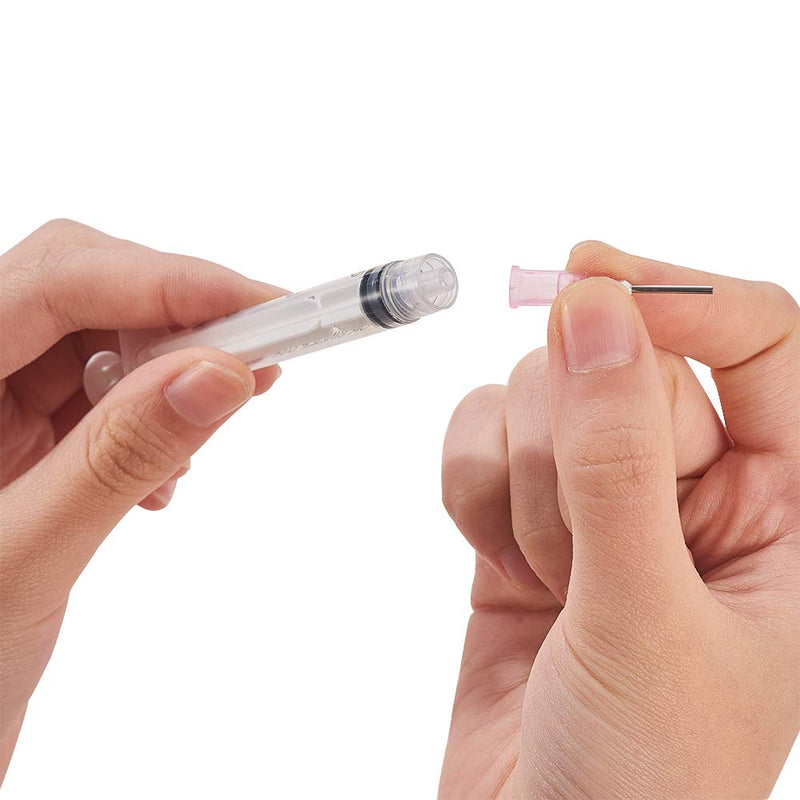 BENECREAT 6 Packs 1oz DIY Precision Tip Applicator Bottles 15PCS Stainless Steel PP Blunt Needle Tips, 6PCS Stoppers, 2PCS Syringe for Quiling Glue Work 1 Ounce 10 Bottles & 15 Needle Tips - 1 Ounce - NewNest Australia