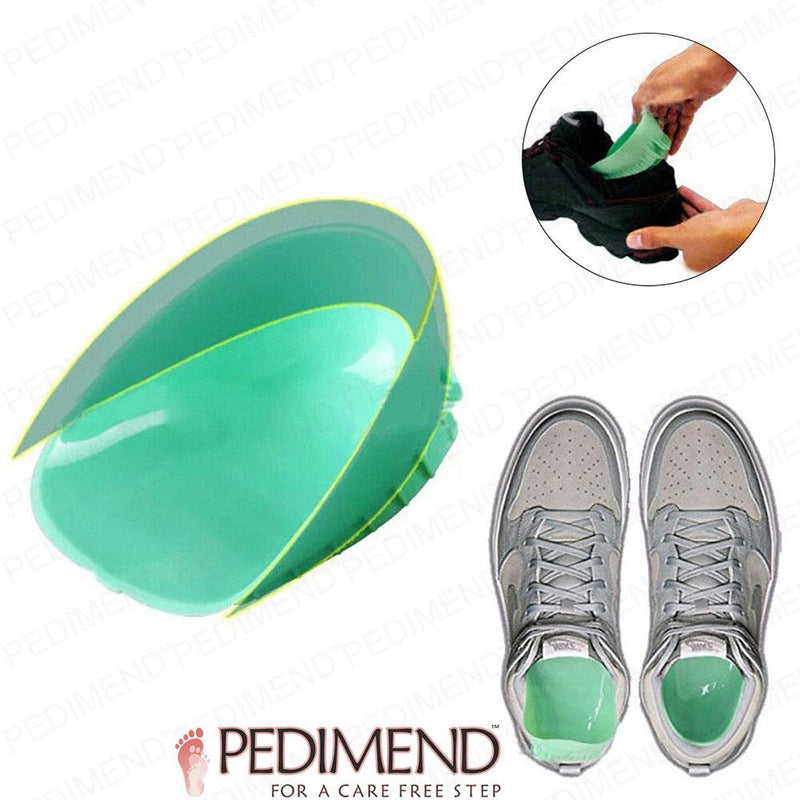 Pedimend Heel Cups for Treatment of Plantar Fasciitis/Heel Pain/Heel Spurs - Support for Heel and Ankle - Reducing Pain/Fatigue and Swelling - for Men & Women - Foot Care (ONE Pair) ONE PAIR - NewNest Australia