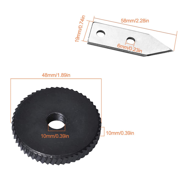Commercial Can Opener Replacement Parts - Knife/Blade & Gear Compatible with Manual Can Opener, Easy to replace 1 Black - NewNest Australia