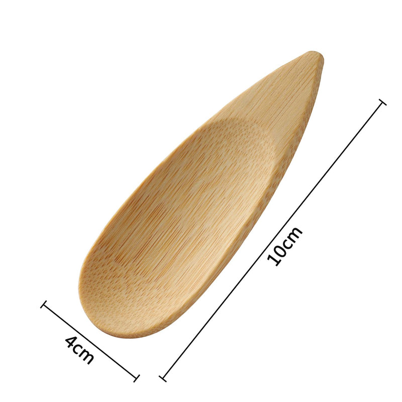 Bamboo Spoons Set of 12 Bamboo Spoon Mini Wooden Salt Spoon for Loose Tea Leaves, Coffee Bean, Candy, Milk Powder, Spice, Ice Cream C-12 - NewNest Australia
