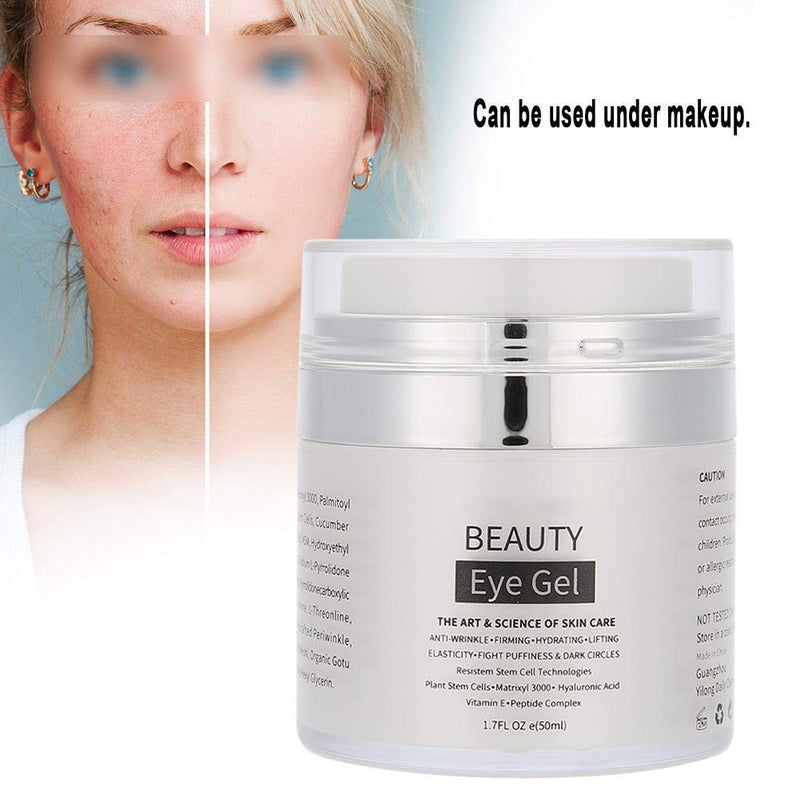 Eye Cream, 50ml Eye Gel Vitamin A + Hyaluronic acid + Vitamin E Cream for Dark Circles Wrinkles - NewNest Australia